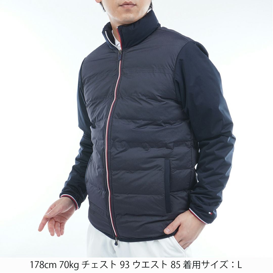 30％OFF】[トミーヒルフィガー]メンズ ロゴ入り接結キルト 中綿