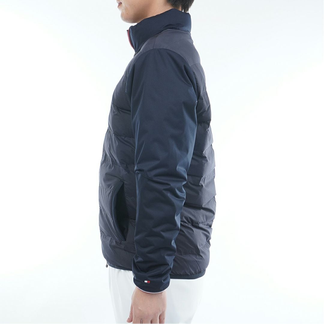 トミー ヒルフィガー ゴルフ Tommy Hilfiger Golf メンズ メンズ ロゴ入り接結キルト 中綿ジャケット THMA578 詳細9