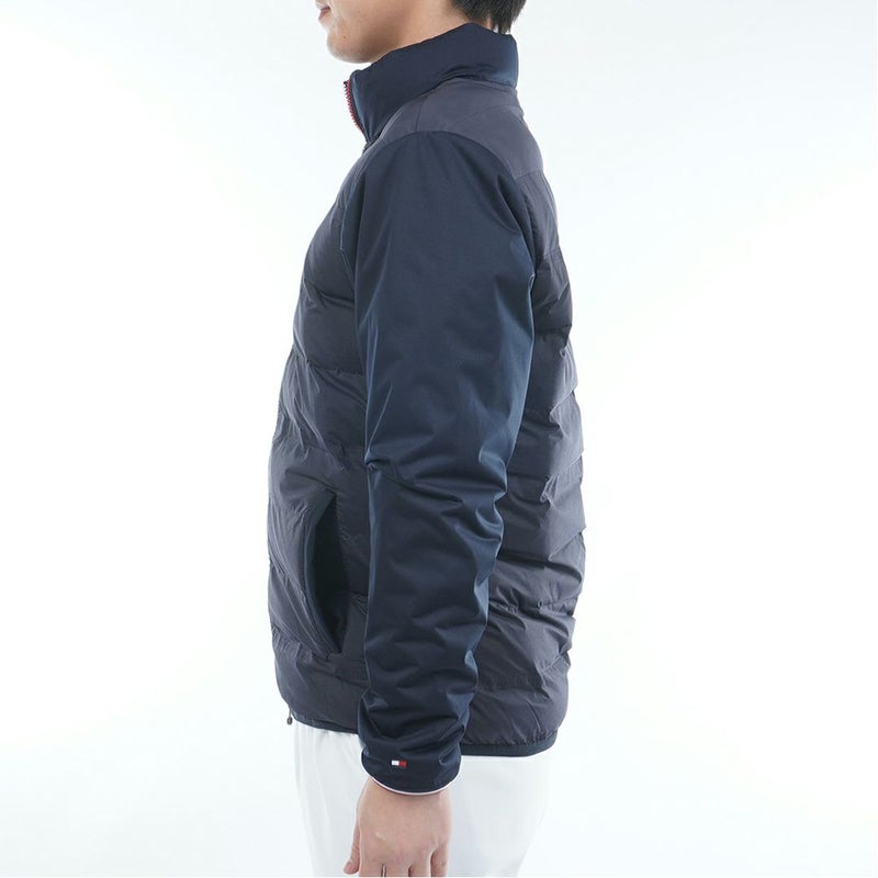 トミー ヒルフィガー ゴルフ Tommy Hilfiger Golf メンズ メンズ ロゴ入り接結キルト 中綿ジャケット THMA578 詳細9