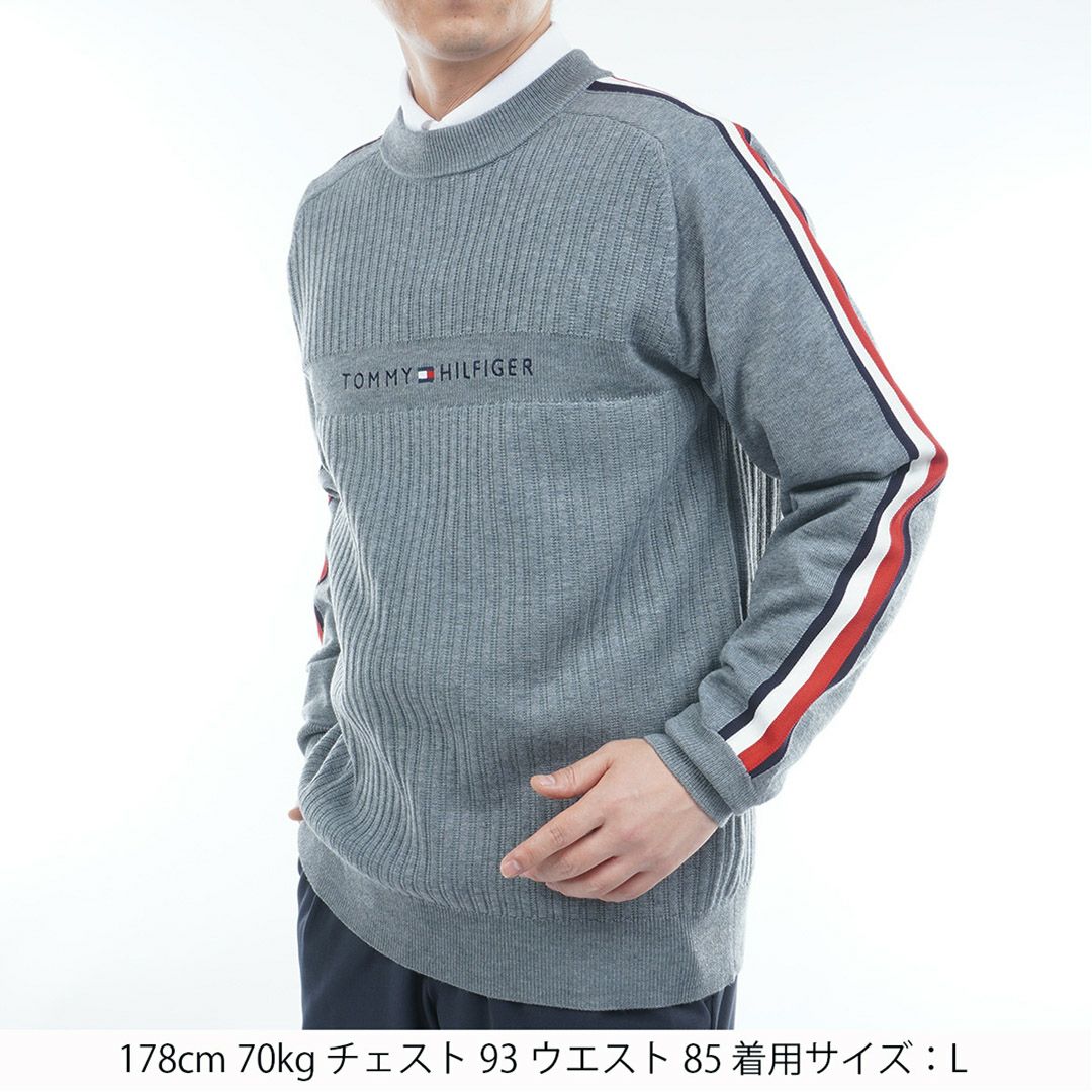 トミー ヒルフィガー ゴルフ Tommy Hilfiger Golf メンズ メンズ スポーツクラシック クルーネックニット THMA581 詳細2