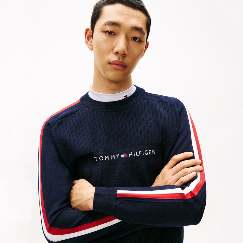 トミー ヒルフィガー ゴルフ Tommy Hilfiger Golf メンズ メンズ スポーツクラシック クルーネックニット THMA581 詳細31