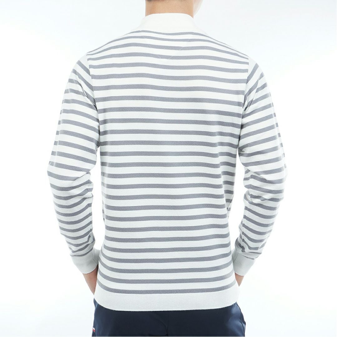 30％OFF】[トミーヒルフィガー]メンズ ボーダー ハイネックニット