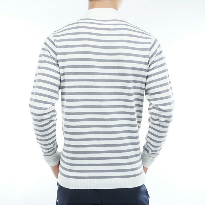 トミー ヒルフィガー ゴルフ Tommy Hilfiger Golf メンズ メンズ ボーダー ハイネックニット THMA582 詳細3