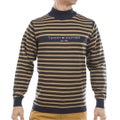 トミー ヒルフィガー ゴルフ Tommy Hilfiger Golf メンズ メンズ ボーダー ハイネックニット THMA582 詳細4