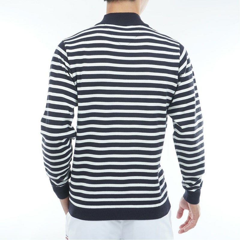 トミー ヒルフィガー ゴルフ Tommy Hilfiger Golf メンズ メンズ ボーダー ハイネックニット THMA582 詳細9