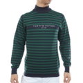 トミー ヒルフィガー ゴルフ Tommy Hilfiger Golf メンズ メンズ ボーダー ハイネックニット THMA582 詳細10