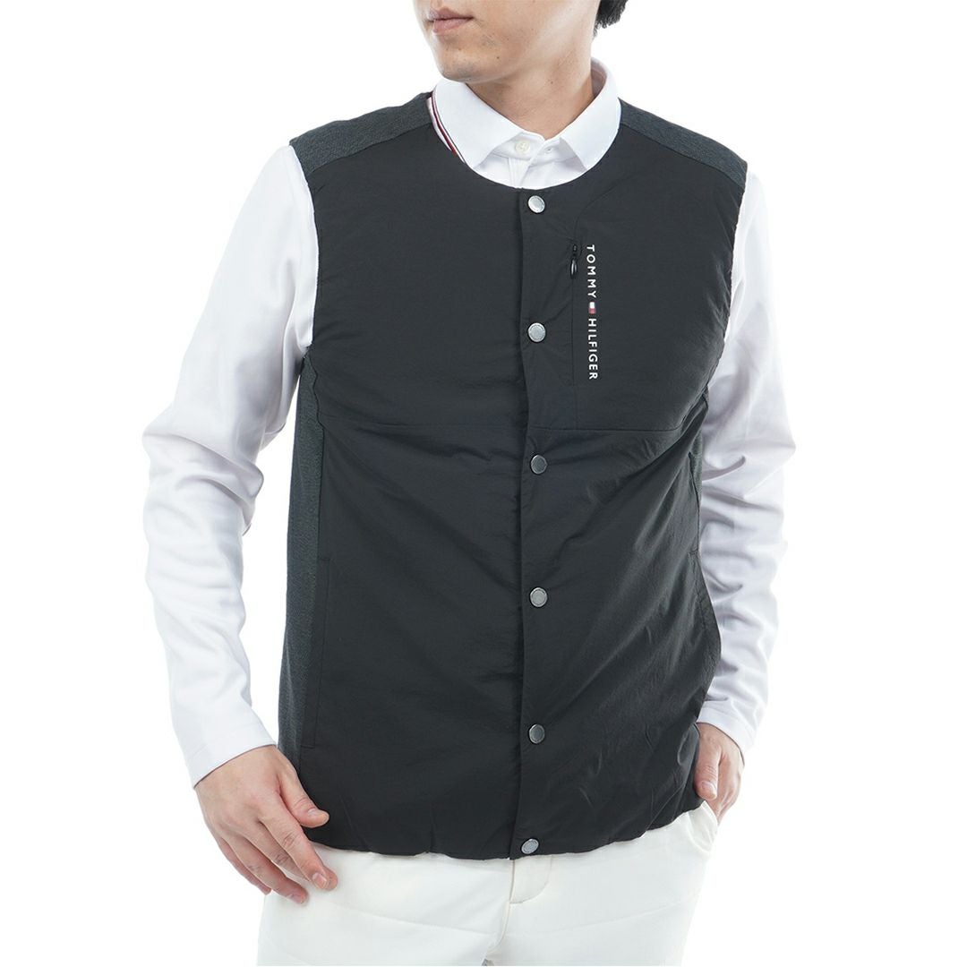 30％OFF】[トミーヒルフィガー]メンズ ノーカラー中綿ベスト | 【公式