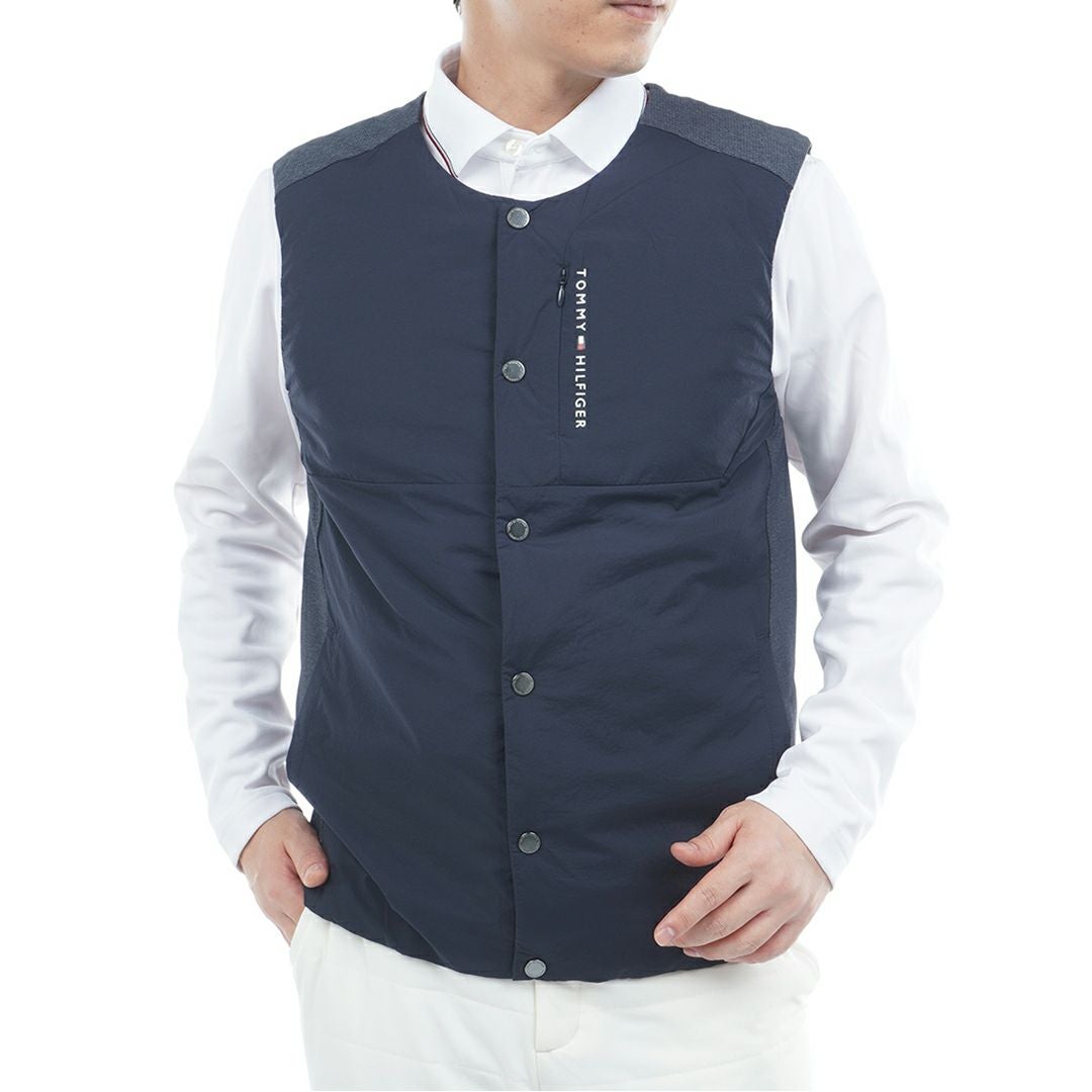 30％OFF】[トミーヒルフィガー]メンズ ノーカラー中綿ベスト | 【公式