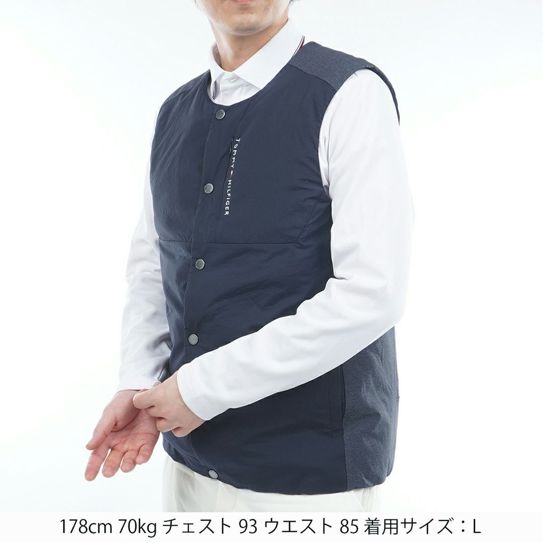 30％OFF】[トミーヒルフィガー]メンズ ノーカラー中綿ベスト | 【公式
