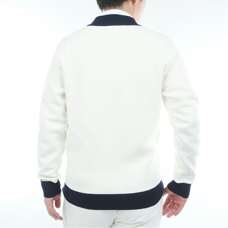 トミー ヒルフィガー ゴルフ Tommy Hilfiger Golf メンズ メンズ フロントロゴ　ハーフZIPモックネックニット THMA587 詳細3