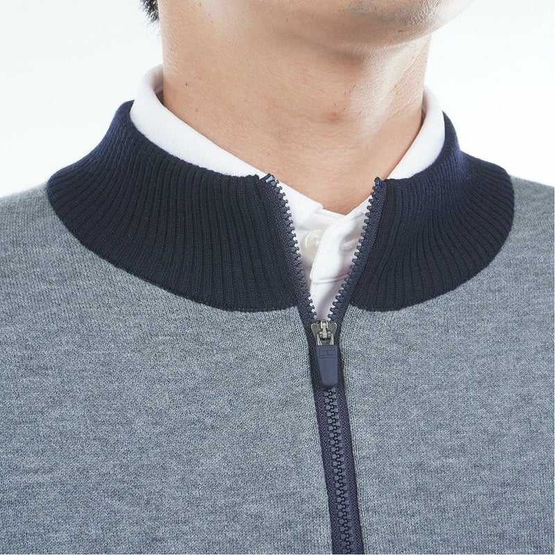 トミー ヒルフィガー ゴルフ Tommy Hilfiger Golf メンズ メンズ フロントロゴ　ハーフZIPモックネックニット THMA587 詳細10