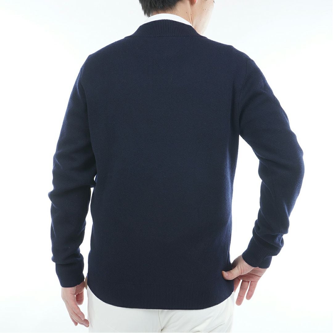 40％OFF】[トミーヒルフィガー]メンズ フロントロゴ ハーフZIPモック