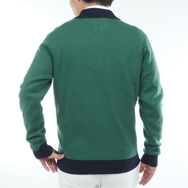 トミー ヒルフィガー ゴルフ Tommy Hilfiger Golf メンズ メンズ フロントロゴ　ハーフZIPモックネックニット THMA587 詳細18
