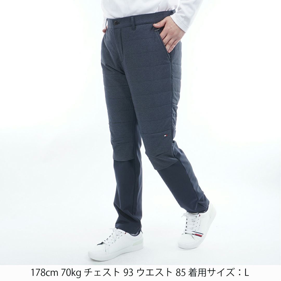30％OFF】[トミーヒルフィガー]メンズ ハイブリット 中綿ロングパンツ