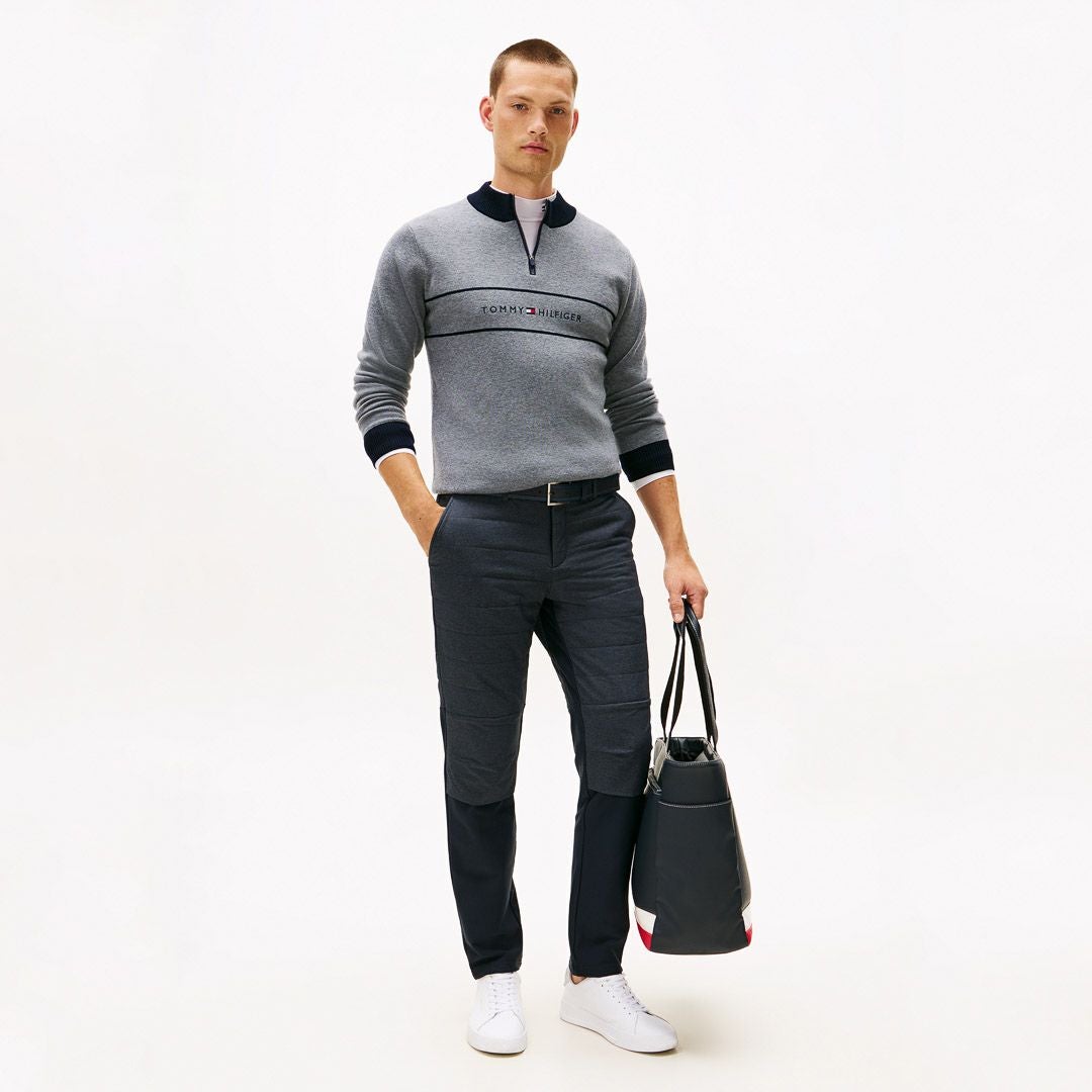 30％OFF】[トミーヒルフィガー]メンズ ハイブリット 中綿ロングパンツ
