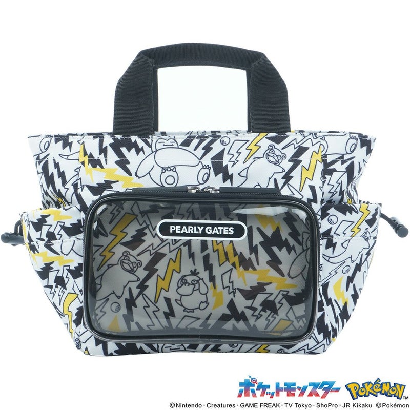 パーリーゲイツ PEARLY GATES メンズ レディース ユニセックス ポケモン(ピカチュウ、ヤドン、カビゴン、コダック) 総柄カートバッグ (UNISEX) PAMG52AF 詳細1