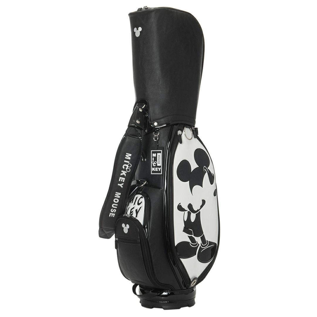 ディズニー DISNEY メンズ レディース ユニセックス MONOCHROME MICKEY GOLF CADDIE BAG XYMG5FC1 詳細1