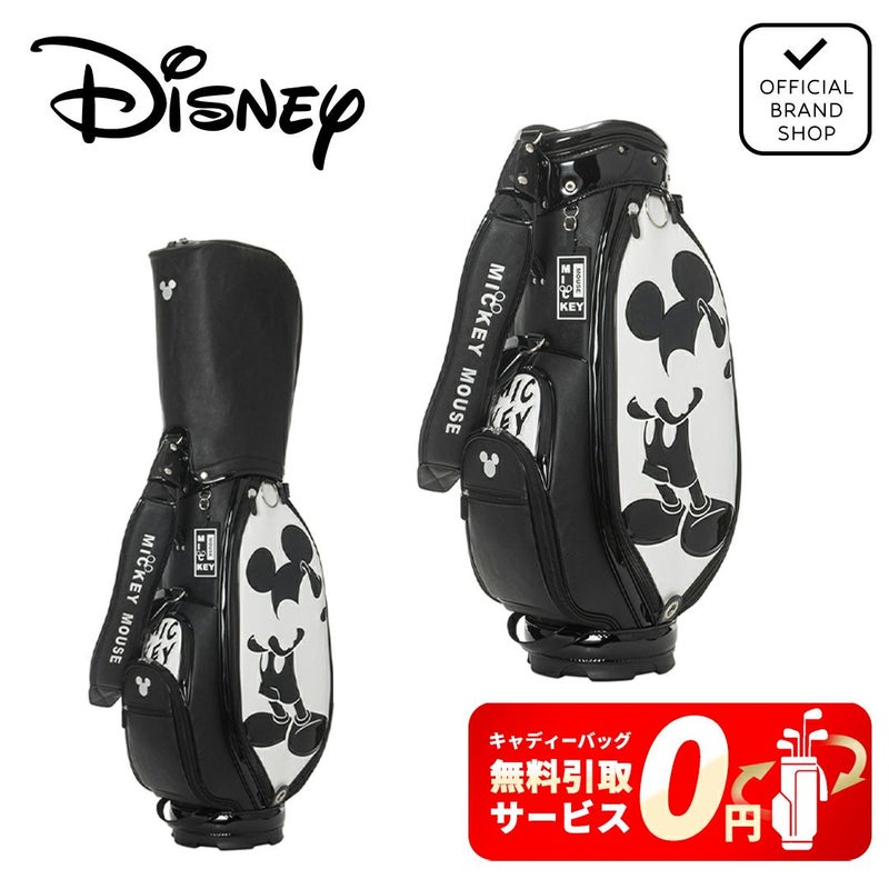 ディズニー DISNEY メンズ レディース ユニセックス MONOCHROME MICKEY GOLF CADDIE BAG XYMG5FC1 詳細13