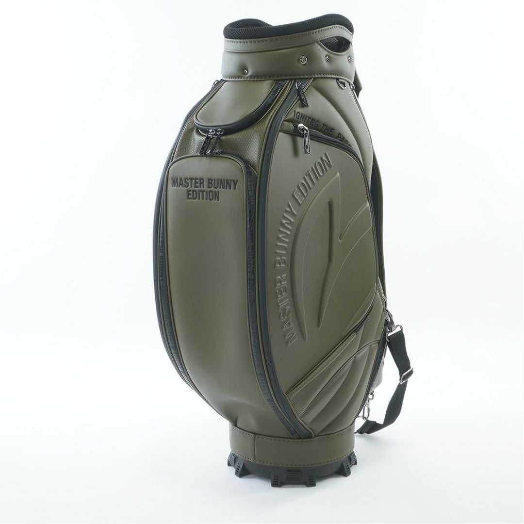 MASTER BUNNY EDITION キャディバッグ オリーブグリーン マスターバニーエディション]PRO仕様キャディバッグ (47インチ対応