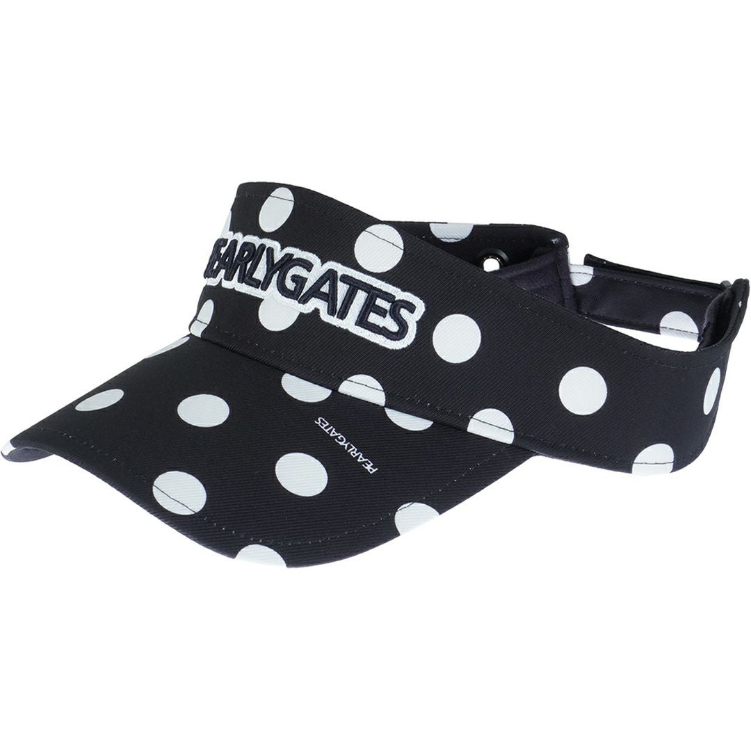 パーリーゲイツ PEARLY GATES メンズ レディース ユニセックス ランダムドット柄バイザー (UNISEX) PAMG5A5F 詳細1