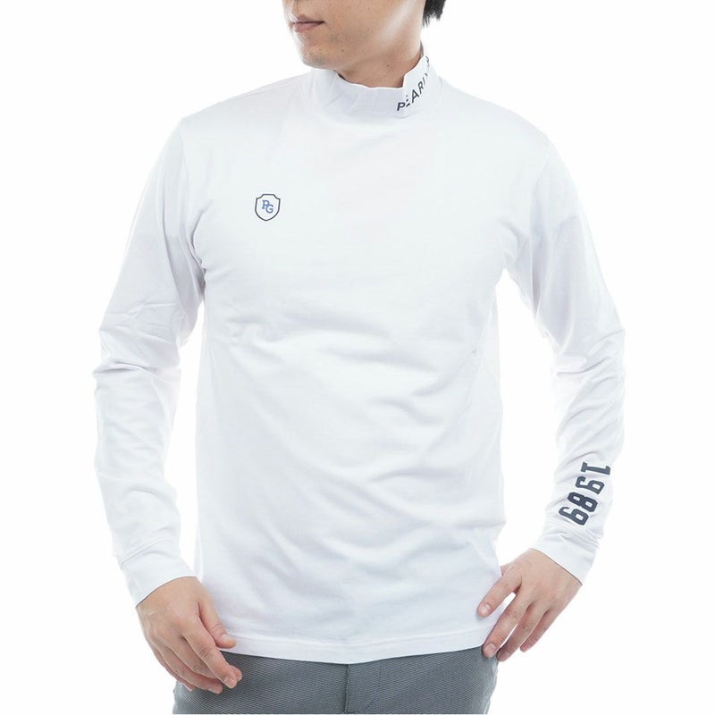 パーリーゲイツ PEARLY GATES メンズ 綿ベア天竺長袖ハイネックカットソー(MENS） PAMA54V 詳細2