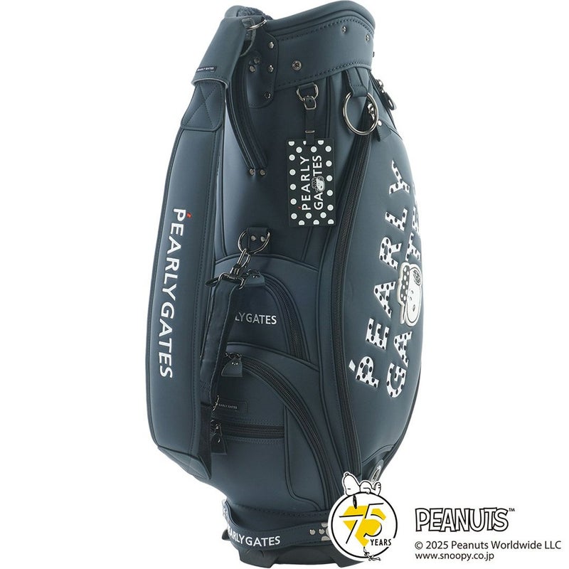 パーリーゲイツ PEARLY GATES メンズ レディース ユニセックス 【SNOOPY】 合皮キャディバッグ (46インチ対応) (UNISEX) PAMG57WF 詳細1