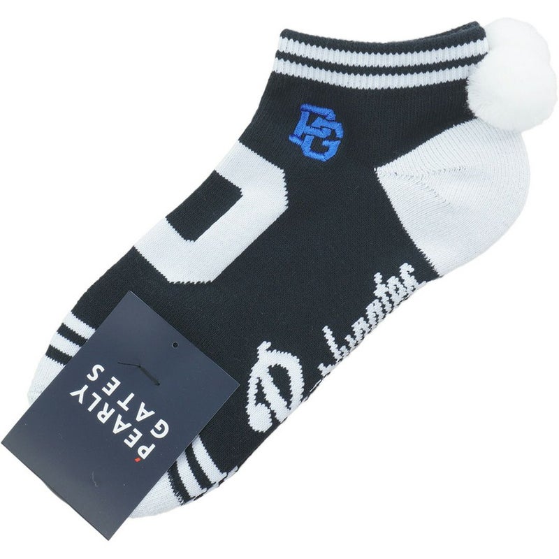 パーリーゲイツ PEARLY GATES レディース Pロゴ梵天付きアンクルソックス (LADIES) PAMG59UF 詳細2