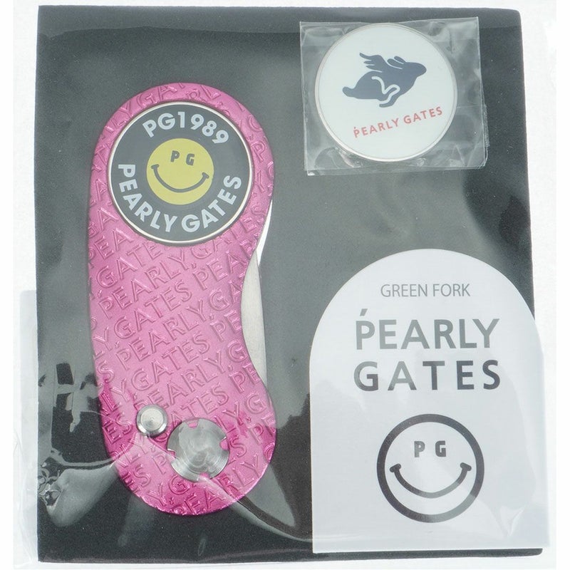 パーリーゲイツ PEARLY GATES メンズ レディース ユニセックス ロゴグリーンフォーク＆マーカー (UNISEX) PAMG5CTF 詳細1