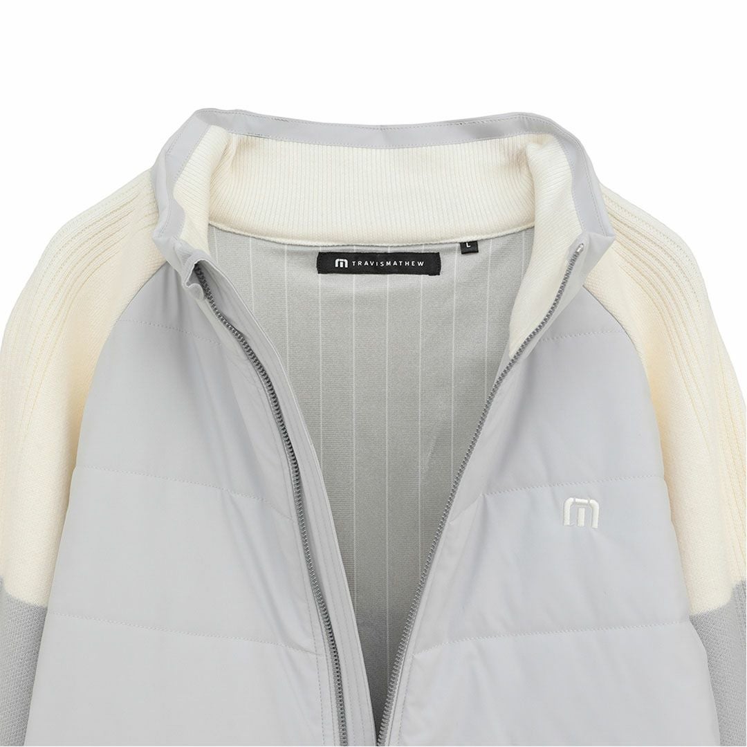 トラヴィスマシュー]メンズ ニットコンビ ハイブリッド 中綿ジャケット