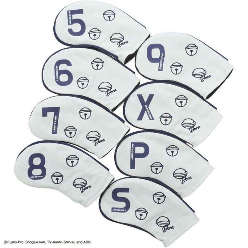 ジャックバニー Jack Bunny!! メンズ レディース ユニセックス 【ドラえもん】アイアン用ヘッドカバー (8個セット) (UNISEX) JBMG58DF 詳細2