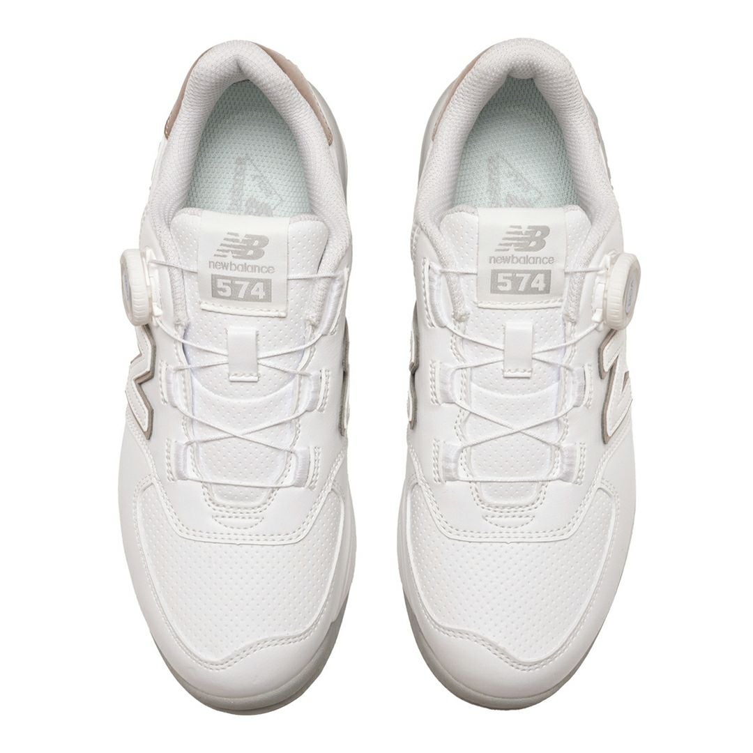 女性用 ゴルフシューズ ニューバランス ホワイト　ゴルフ BOA WG574 New Balance Golf（ニューバランスゴルフ） レディース 574 v4 SL