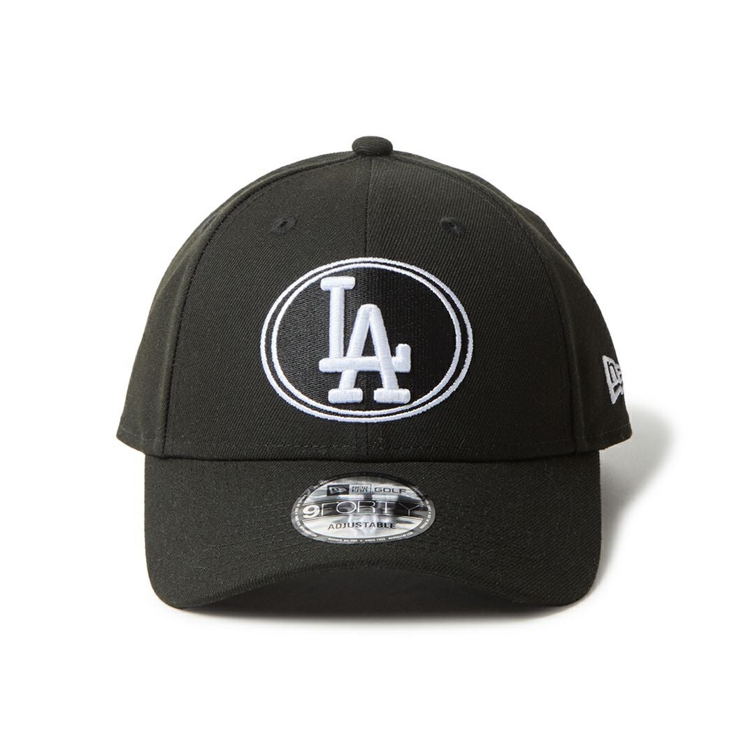 ニューエラ NEW ERA メンズ レディース ユニセックス [ゴルフ] 9FORTY MLB Oval ロサンゼルス・ドジャース ブラック ERMZ53VV 詳細3