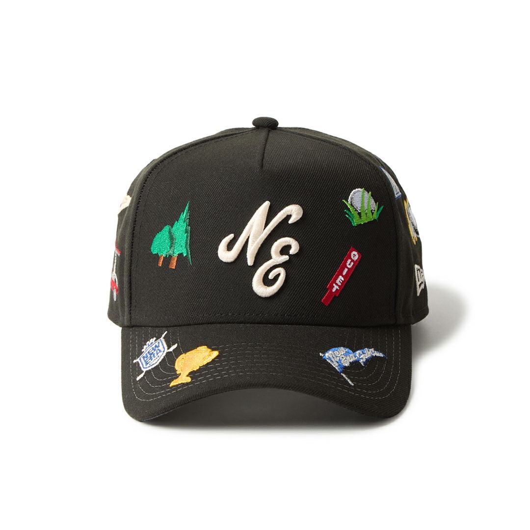 Y*P様 NEW ERA ゴルフセット ニューエラ][ゴルフ] 9FORTY A-Frame Golf Allover ブラック | 【公式