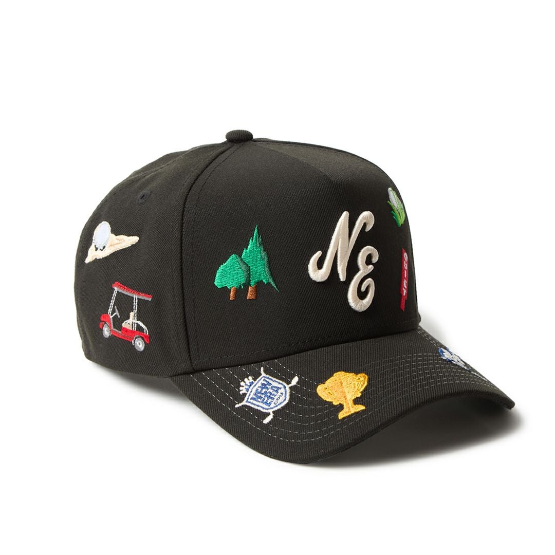 ニューエラ NEW ERA メンズ メンズ [ゴルフ] 9FORTY A-Frame Golf Allover ブラック ERMZ53X4 詳細7