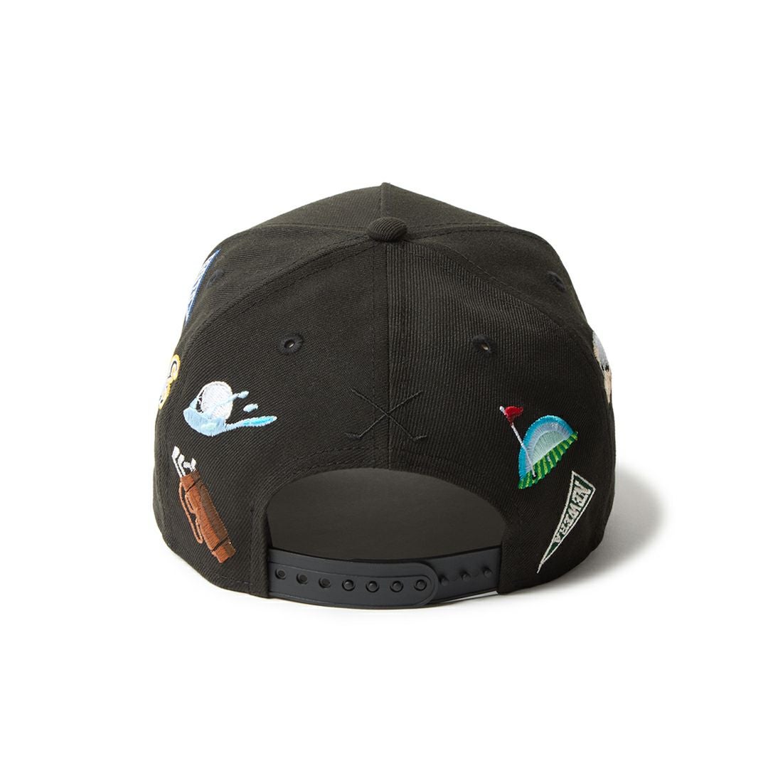 ニューエラ NEW ERA メンズ メンズ [ゴルフ] 9FORTY A-Frame Golf Allover ブラック ERMZ53X4 詳細8