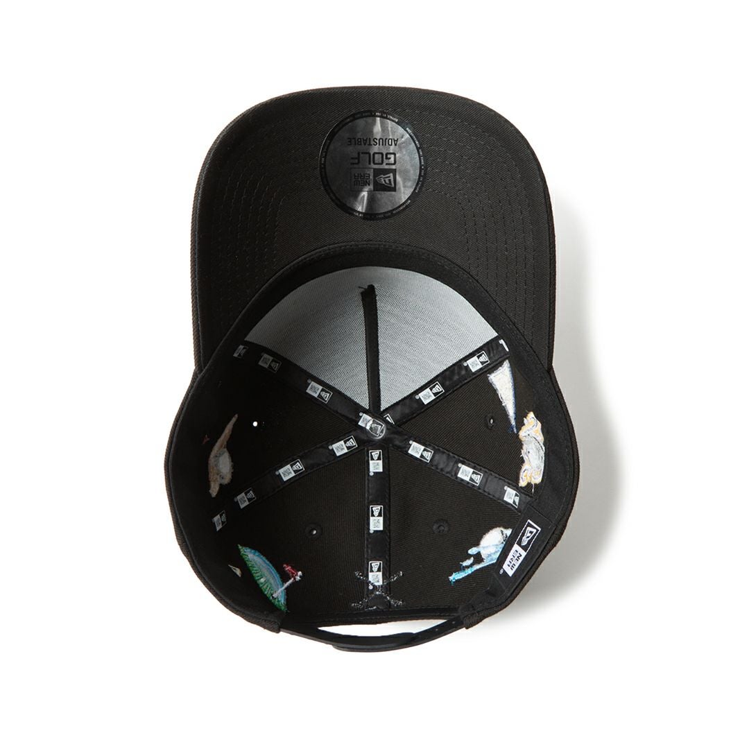 ニューエラ NEW ERA メンズ メンズ [ゴルフ] 9FORTY A-Frame Golf Allover ブラック ERMZ53X4 詳細9