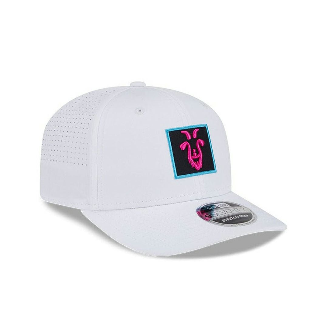 ニューエラ NEW ERA メンズ レディース ユニセックス 9SEVENTY ストレッチスナップ ホワイト LIV GOLF RANGEGOATS ERMZ5478 詳細6