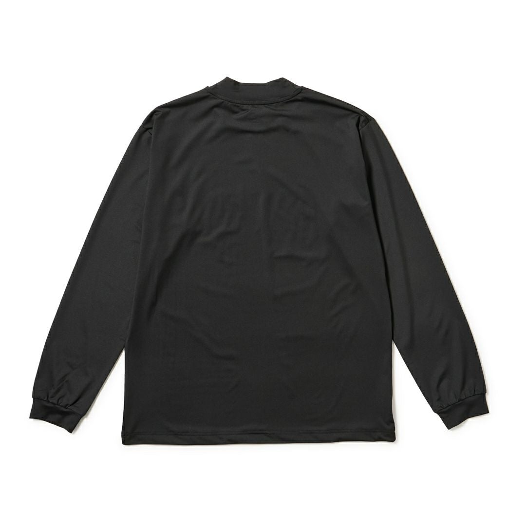 ニューエラ NEW ERA メンズ メンズ [ゴルフ]  長袖 ミッドネック ベアTシャツ NEW ERA NEW YORK ブラック ERMA5GC 詳細2