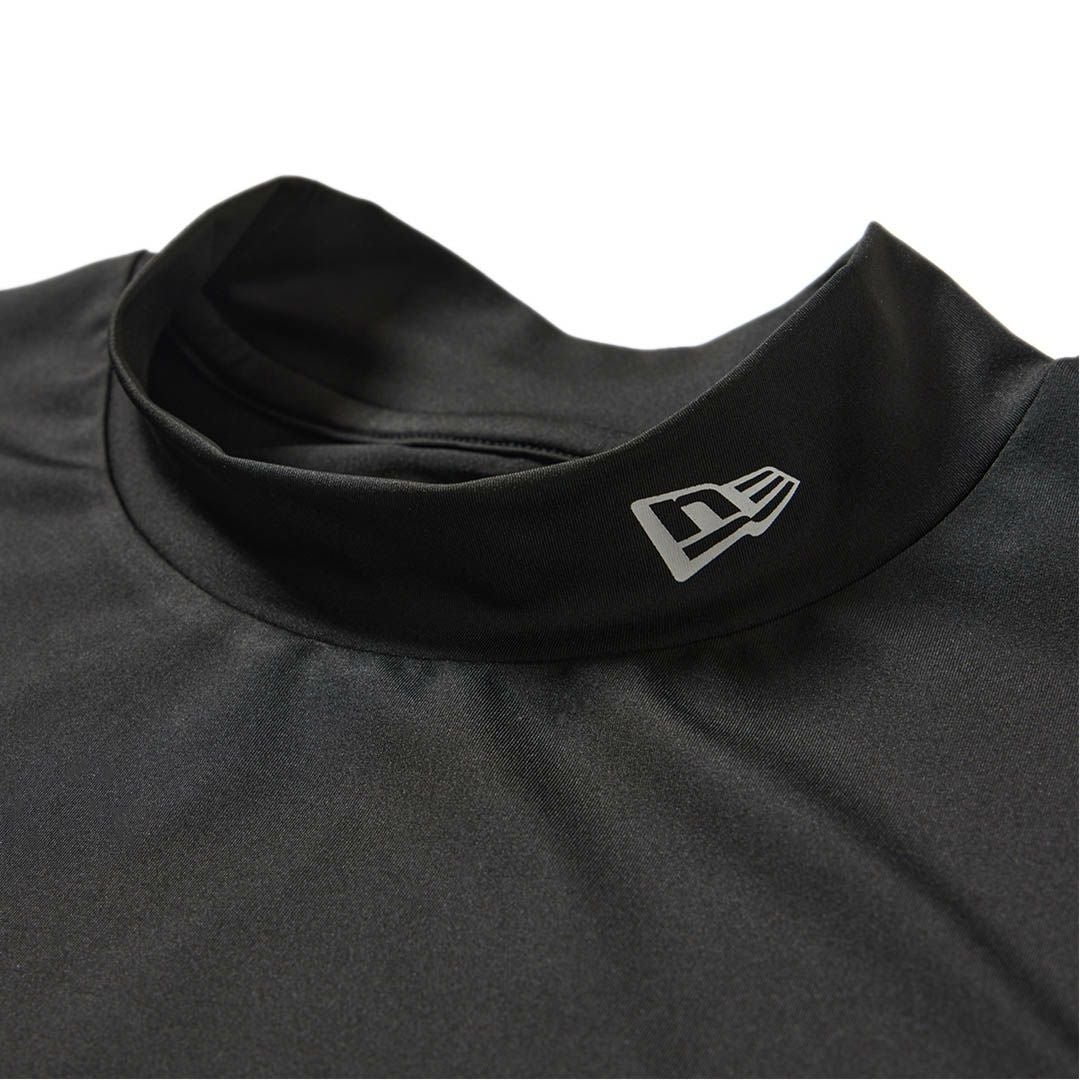 ニューエラ NEW ERA メンズ メンズ [ゴルフ]  長袖 ミッドネック ベアTシャツ NEW ERA NEW YORK ブラック ERMA5GC 詳細3