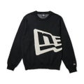 ニューエラ NEW ERA メンズ メンズ [ゴルフ]  ニットセーター フラッグロゴ ブラック ERMA5GT 詳細1