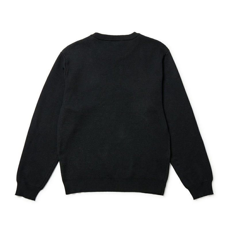 ニューエラ NEW ERA メンズ メンズ [ゴルフ]  ニットセーター フラッグロゴ ブラック ERMA5GT 詳細2