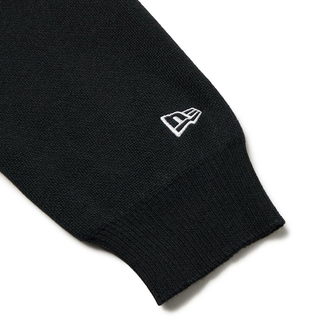 ニューエラ NEW ERA メンズ メンズ [ゴルフ]  ニットセーター フラッグロゴ ブラック ERMA5GT 詳細5