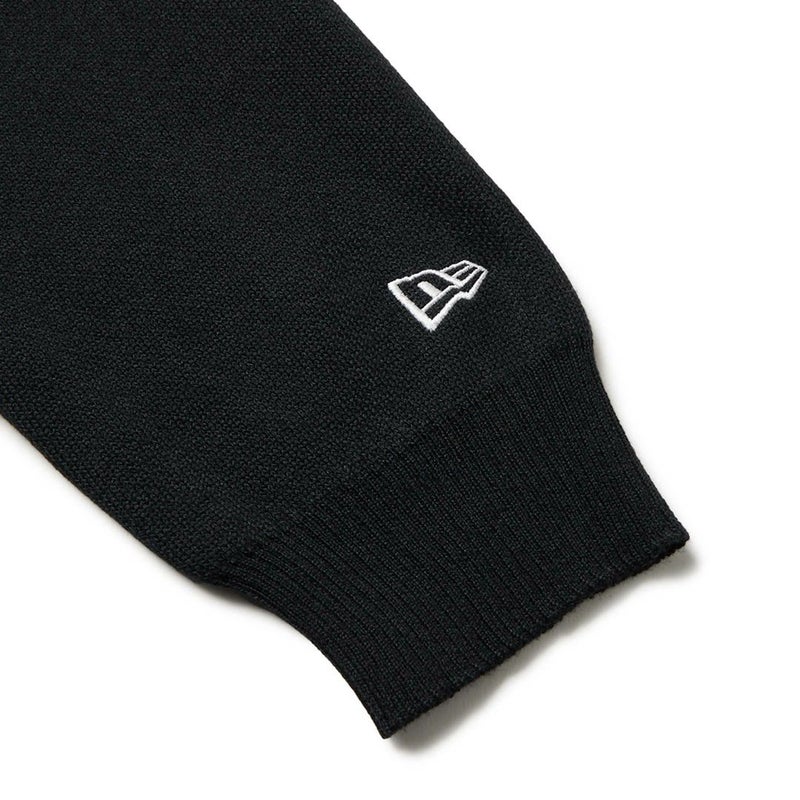 ニューエラ NEW ERA メンズ メンズ [ゴルフ]  ニットセーター フラッグロゴ ブラック ERMA5GT 詳細5