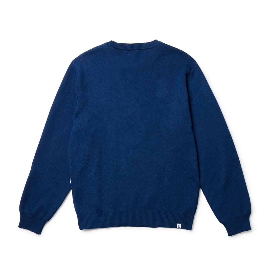 ニューエラ NEW ERA メンズ メンズ [ゴルフ]  ニットセーター ロサンゼルス・ドジャース ネイビー ERMA5GU 詳細2