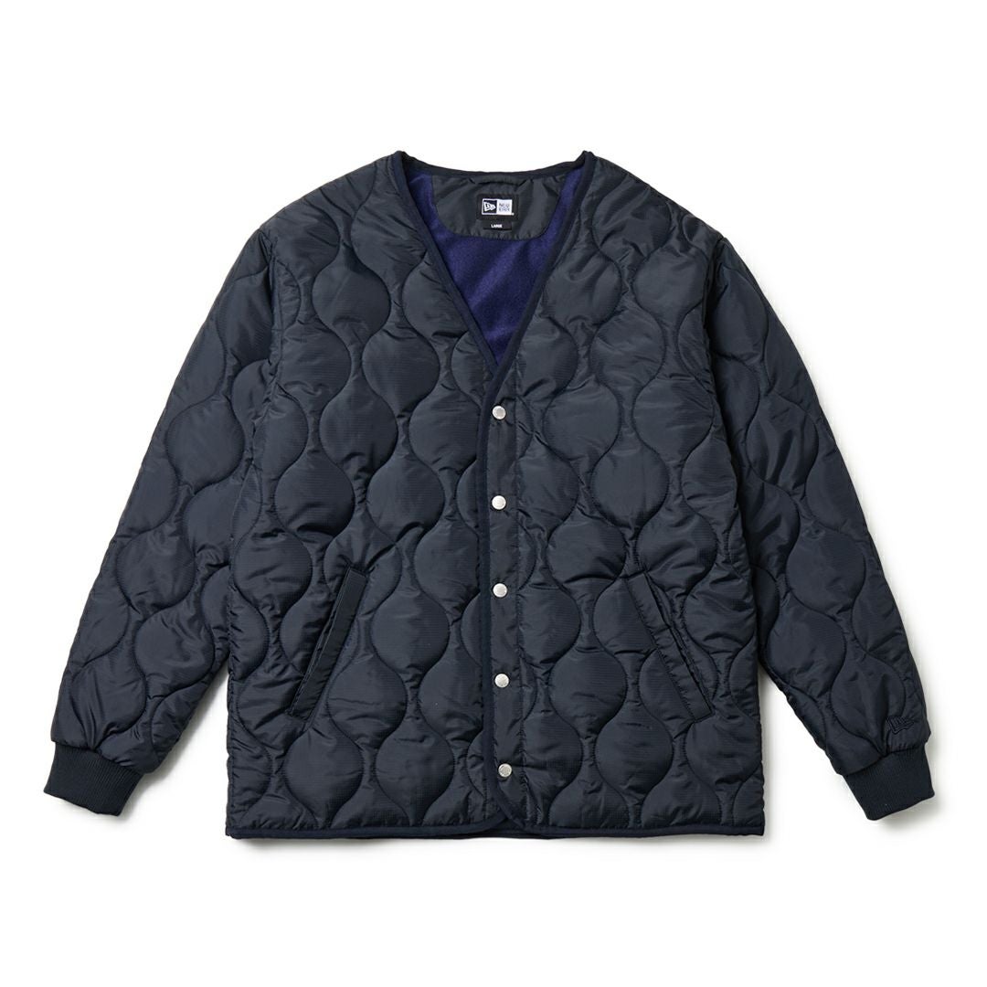 ニューエラ NEW ERA メンズ メンズ [ゴルフ]  インサレーティッド キルティング ジャケット ネイビー ERMA5GZ 詳細1