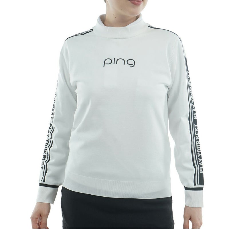 ピン アパレル PING APPAREL レディース 【PING APPAREL】ロゴジャカードハイネックニット ＜LADIES LINE＞ (LADIES) PILA55G 詳細2