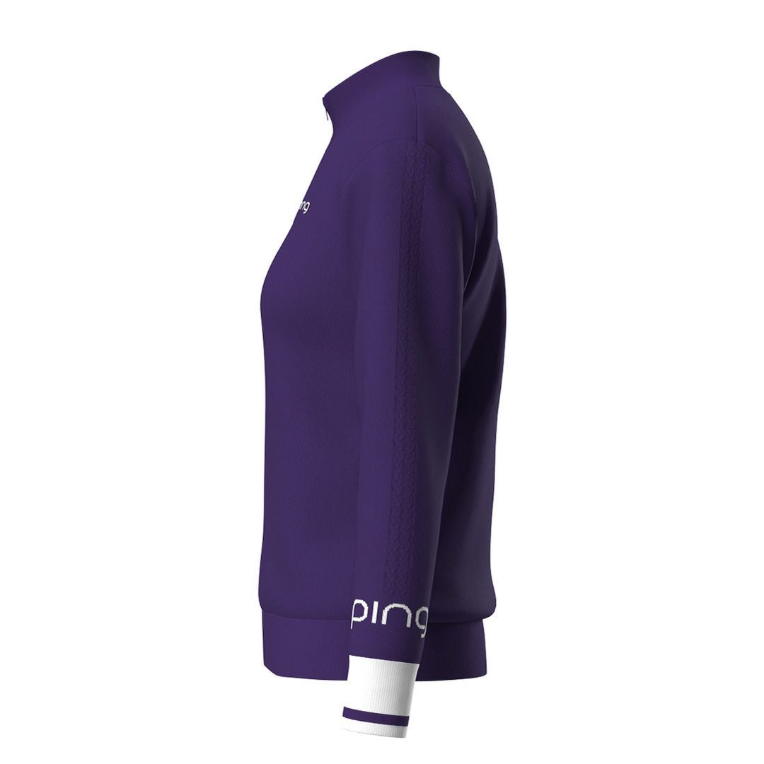 ピン アパレル PING APPAREL レディース 【PING APPAREL】ハーフジップ袖ロゴジャカードニット ＜LADIES LINE＞ (LADIES) PILA55J 詳細11