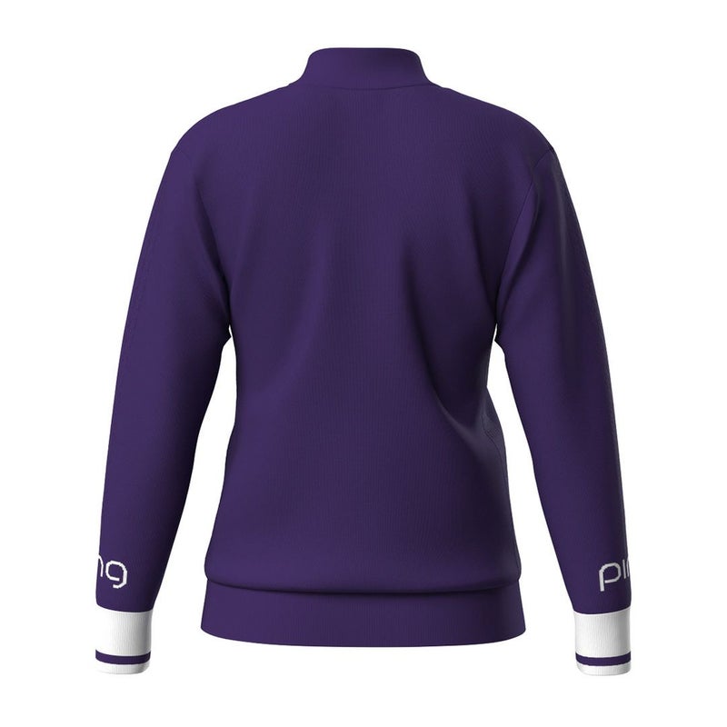 ピン アパレル PING APPAREL レディース 【PING APPAREL】ハーフジップ袖ロゴジャカードニット ＜LADIES LINE＞ (LADIES) PILA55J 詳細12
