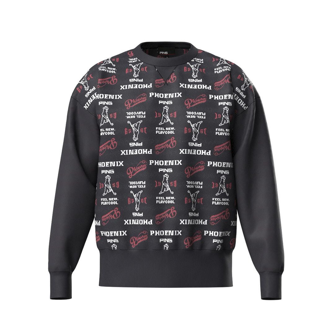 ピン アパレル PING APPAREL メンズ 【PING APPAREL】ジャカードクルーネックニットプルオーバー ＜NATIVE＞ (MENS) PIMA56W 詳細3