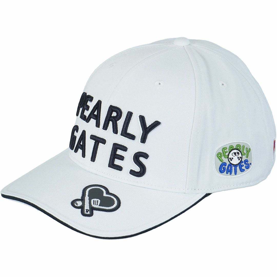 パーリーゲイツ]2段ロゴリサイクルツイルBASICキャップ (UNISEX